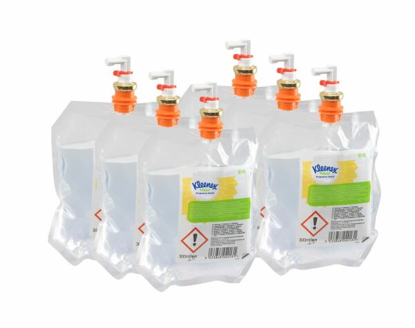 Kimberly Clark - 6190 - Kleenex® - Duft Fresh - Nachfüllpack - Transparent 300 ml 1 Beutel