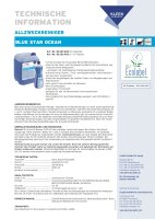Blue Star Ocean 1 Liter Flasche Oberflächenreiniger...