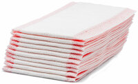 CleaningBox Reinigungsmopps ungetränkt, 42x13 cm rot, 200 Stück, Reichweite bis 25 m²/Mopp