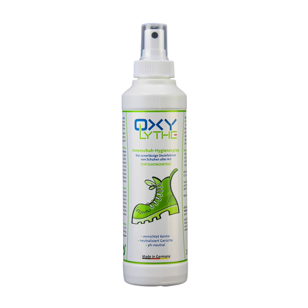 OXYLYTHE Innenschuh Hygienemittel 250ml mit Feinzerstäuber